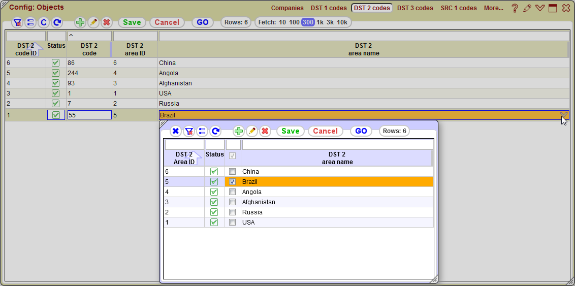 5gVision Monitoring and alerting, Config objects overview