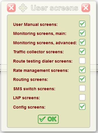 5gVision Release notes, New user screens
