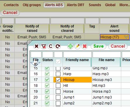 5gVision Release notes, Alert sounds 2