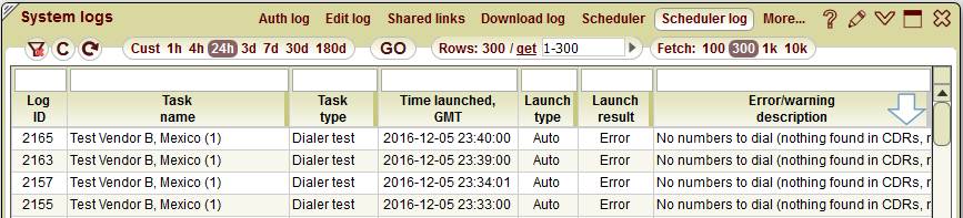 5gVision Release notes, Scheduler 2