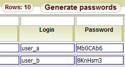5gVision Release notes, Passwords 1