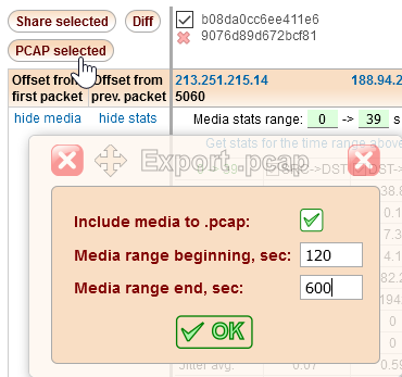 5gVision Release notes, Media ranges 4